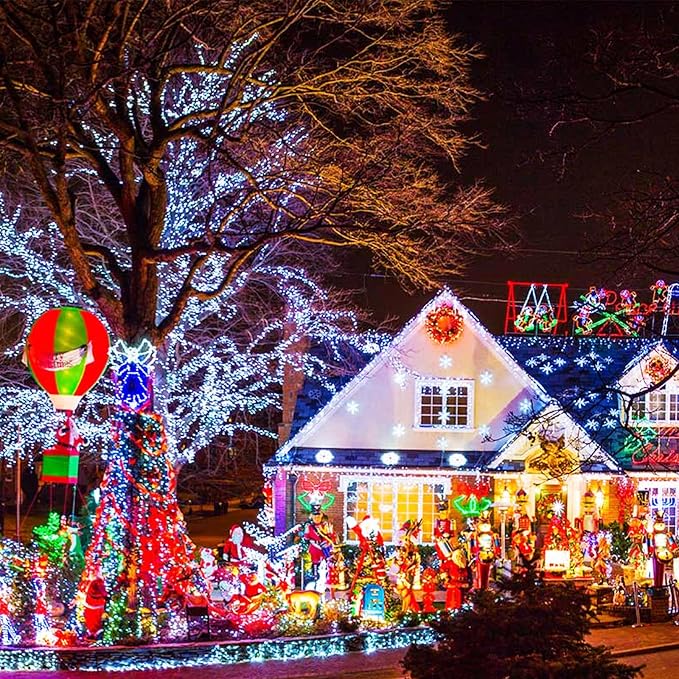 JMEXSUSS 200 LED White Christmas Lights Outdoor, 66ft Christmas Tree Lights - Image 7