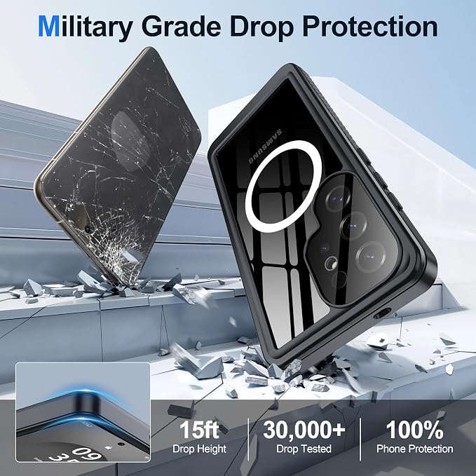 ANTSHARE IP68 Waterproof Case for Samsung Galaxy S25 Ultra - Image 4