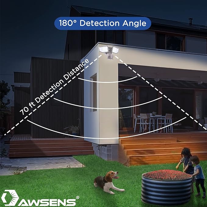 40W LED Security Lights Motion Sensor Light Outdoor, 180 Degree, 5000 K - Image 4
