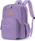 ZORFIN 26L Backpack for College, and Travel: Corduroy Bookbag by ZORFIN-SimpleYetChic