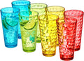Amazing Abby - Iceberg - 24-Ounce Plastic Tumblers, Mixed-Color High-Balls by AmazingAbby