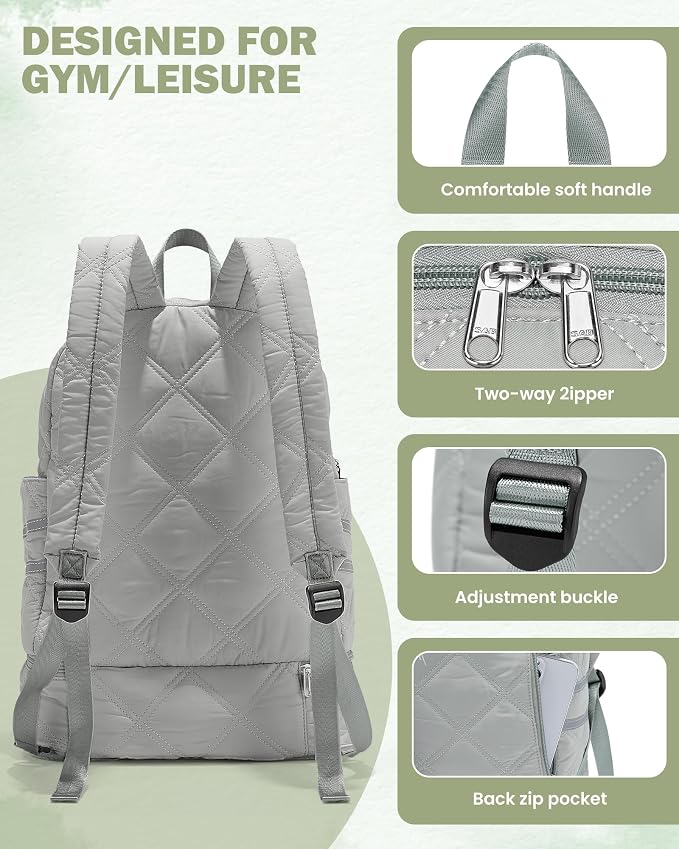 Gym Backpack for Women Men, Lightweight Gym Bag - Image 6
