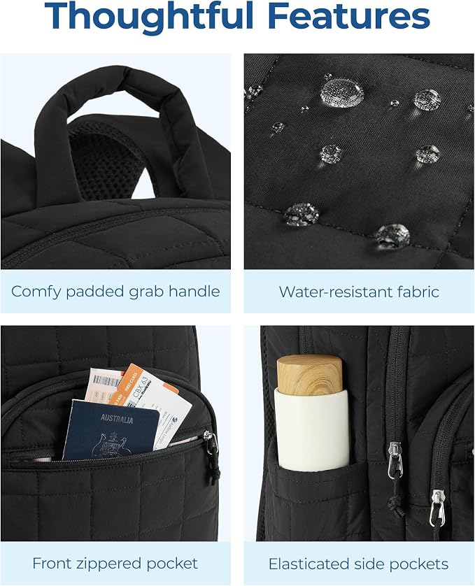 BAGSMART College Laptop Backpack, Travel Backpack - Image 9