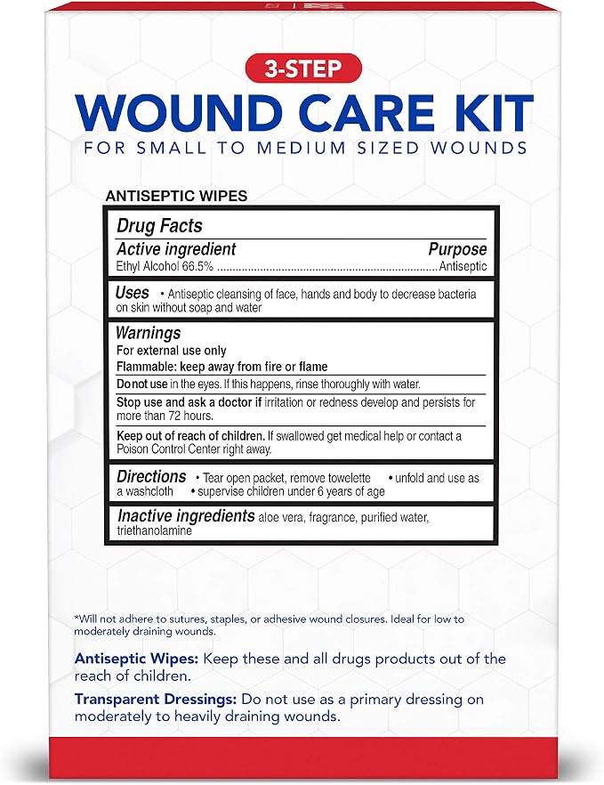 All Health Wound Care Kit & First Aid Supplies, 40 Piece | - Image 6