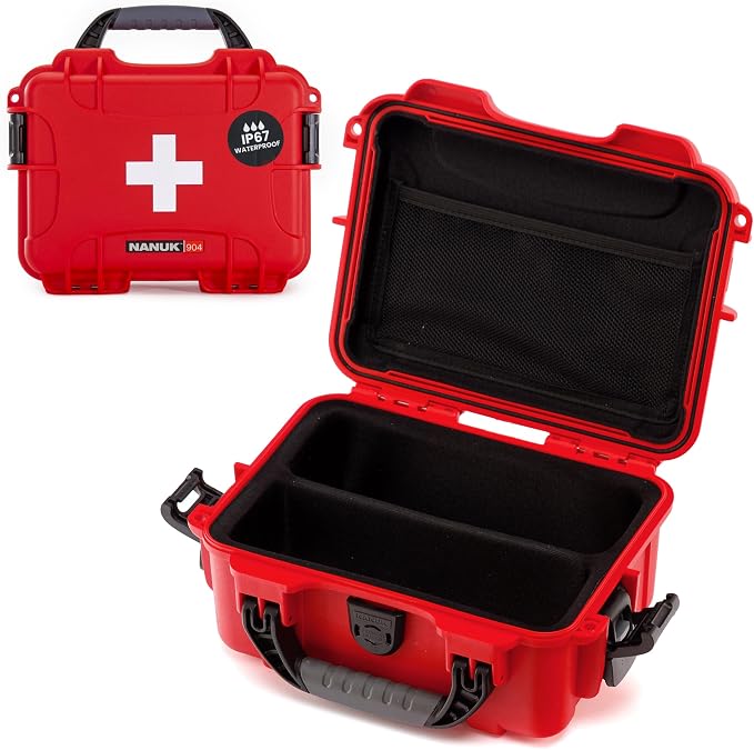 NANUK 904 Waterproof First Aid Box Empty by NANUK