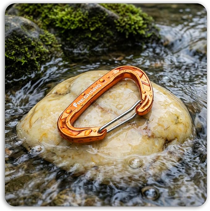 FresKaro 15kN-3372lbs Heavy Duty Wiregate Carabiners, Reliable Time-Tested - Image 7