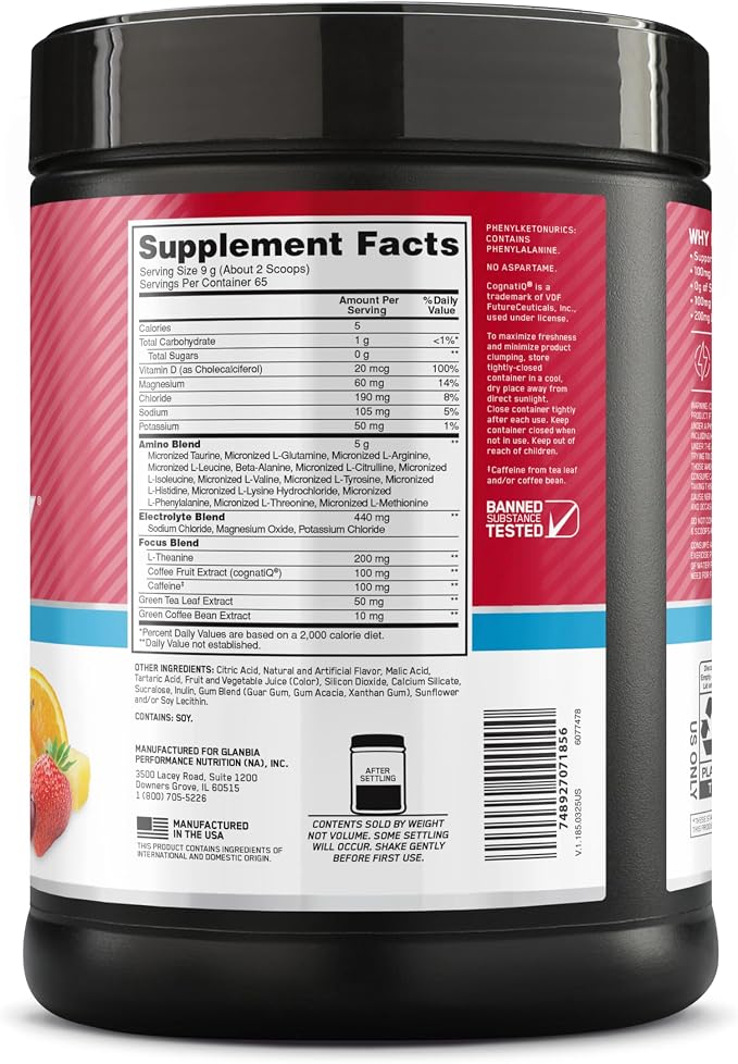 Optimum Nutrition Amino Energy Powder Plus Focus, - Image 10