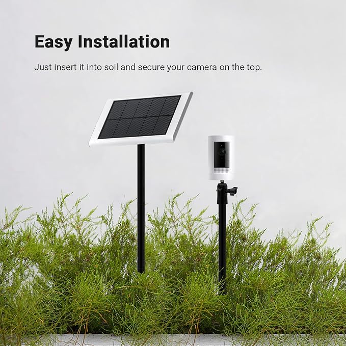 Holicfun Security Camera Ground Stake, Heavy Duty Stand Mount - Image 5