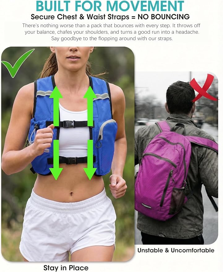 Foldable Small Hiking Backpack - Image 3