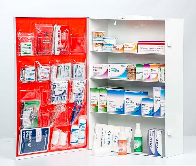 Restaurant Metal First Aid Cabinet, Wall Mountable by HomePage