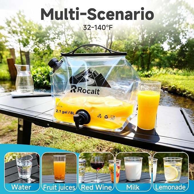 Rocalt 2 Pack Collapsible Water Container - Image 5