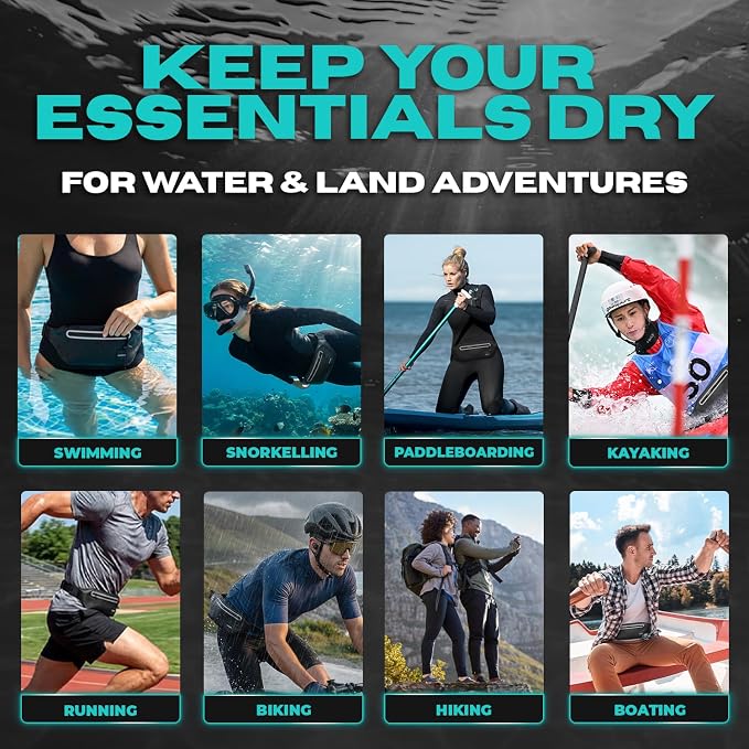 Drench 100% Underwater Waterproof Fanny Pack. Waist Pack. Submersible - Image 9