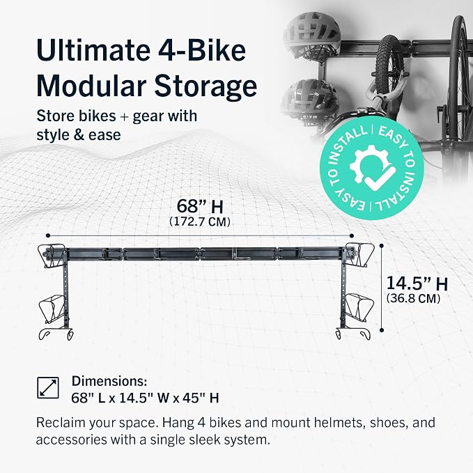 StoreYourBoard BLAT Modular Wall Bike Rack - Image 2