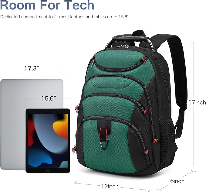 Boavan Laptop Backpack for men, 15.6 inch Laptop Bag - Image 5