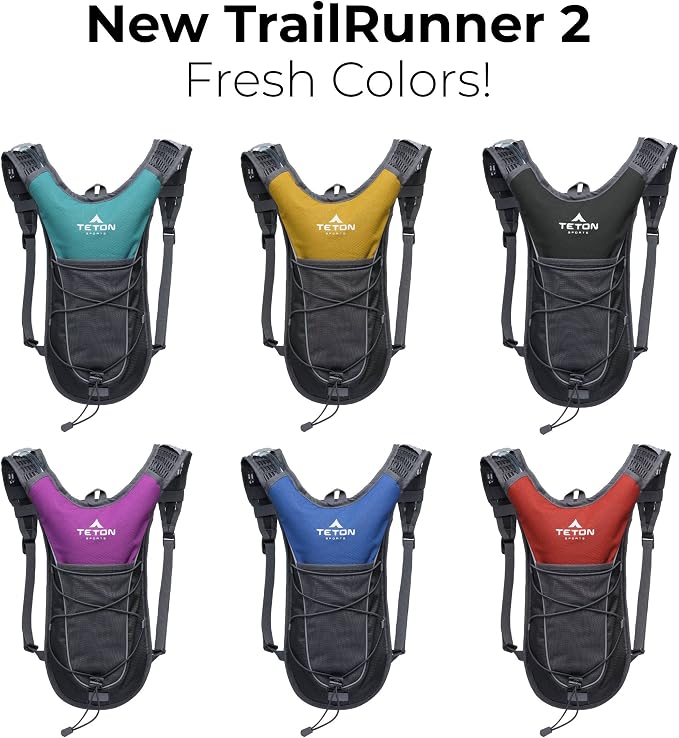 Teton Oasis/Trailrunner Hydration Backpack – Lightweight Water Pack - Image 6