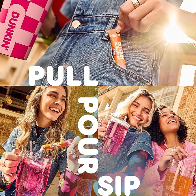 Dunkin’ Zero Sugar Refreshers Singles To Go! Powdered drink mix packets - Image 7
