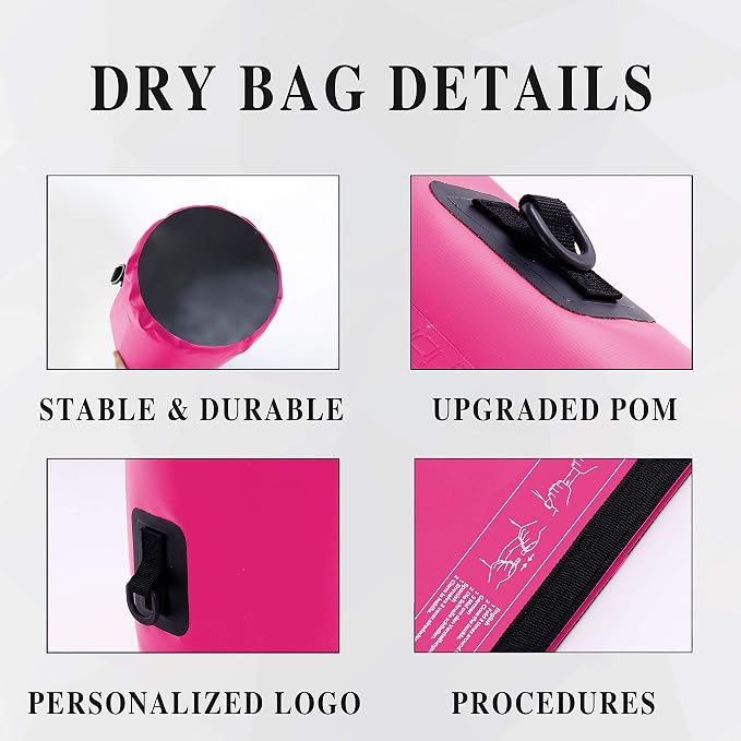 IDRYBAG Dry Bag for Kayaking Waterproof 2L/5L/10L/15L/20L, Small Dry Sack - Image 2