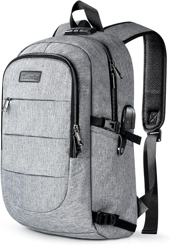 Tzowla Travel Laptop Backpack Water Resistant Anti-Theft Bag by Tzowla