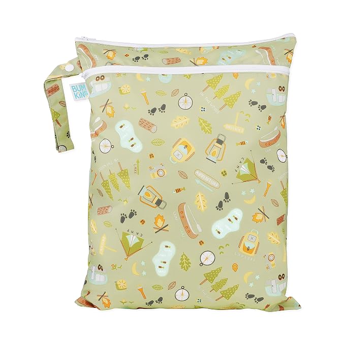 Bumkins Waterproof Wet Dry Bag for Baby, Swim Suit, Cloth Diapers, Pump Parts by Bumkins