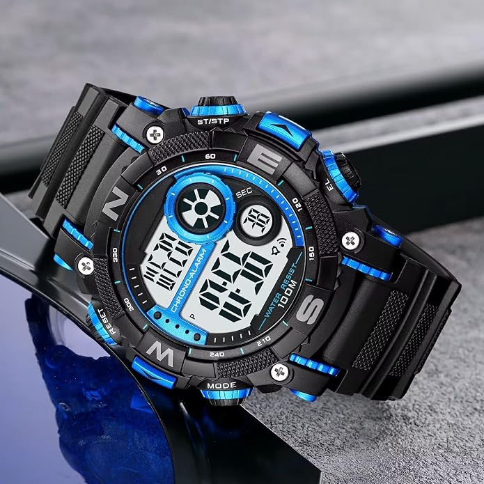 FANMIS Mens Military Multifunction Digital LED Watch Electronic Waterproof - Image 4