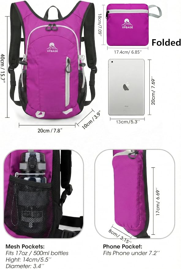 Foldable Small Hiking Backpack - Image 5