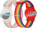 Waterproof Bracelet for Airtag Kids 2 Pack, Soft Nylon Hidden Air Tag Wristband by Ztobny