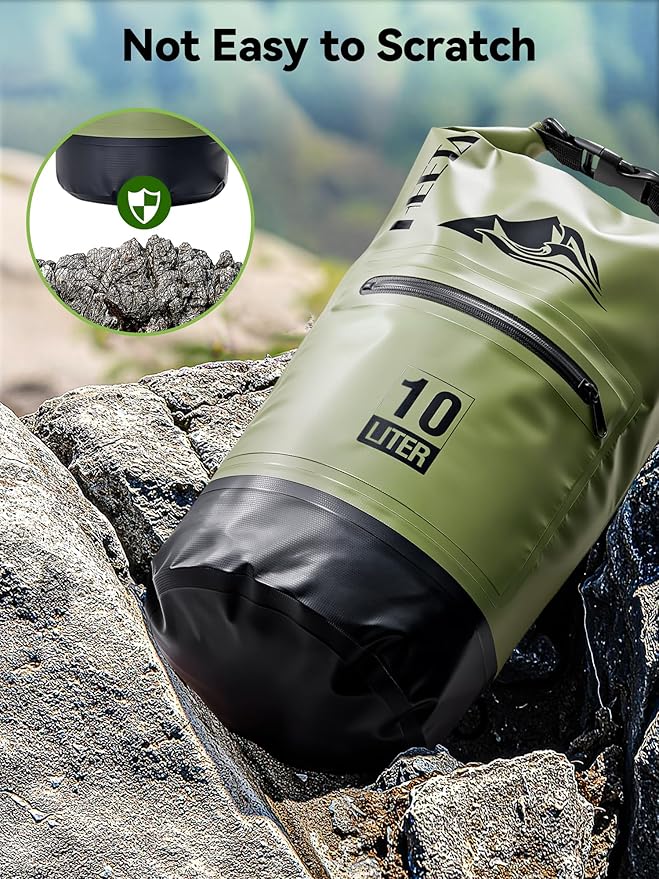 HEETA Waterproof Dry Bag with Front Zippered Pocket - Image 6