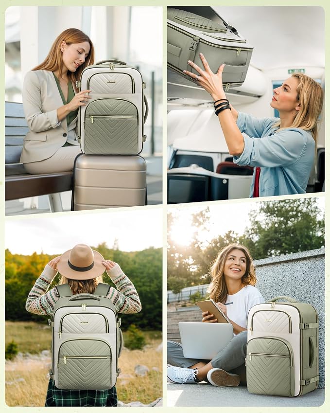 LOVEVOOK Travel Backpack Carry on Flight Approved 40L, Waterproof TSA Travel - Image 7