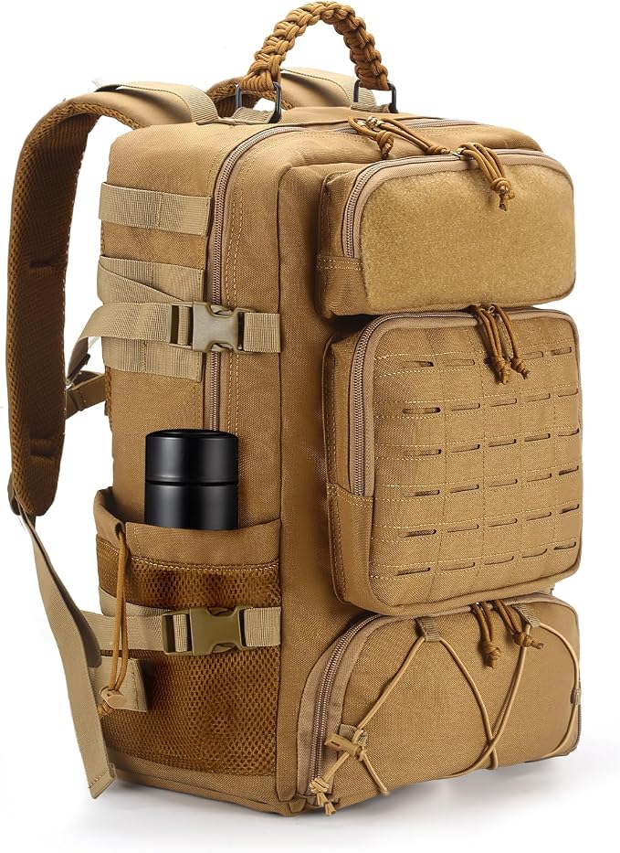 Tactical Backpack for Men, 35L Travel Military Backpack by Tsrgsn