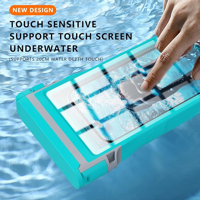 GOLDJU Waterproof Phone Pouch, 7.0 inch Waterproof Phone Case - Image 2
