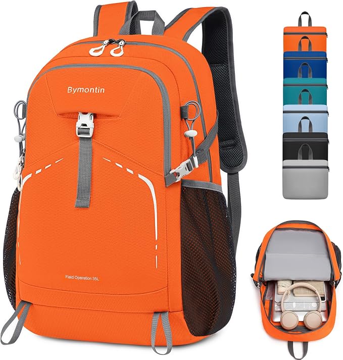 35L Lightweight Packable Backpack – Durable Foldable Daypack by Unknown