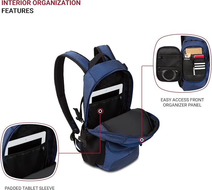 SwissGear 3598 Backpack, Narrow Daypack - Image 4