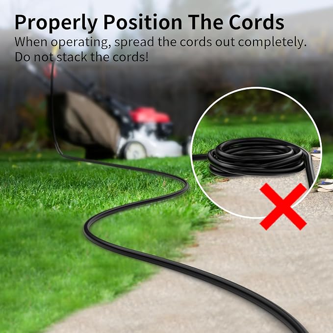 HUANCHAIN 16/3 100 Ft Outdoor Extension Cord Waterproof, 16 Gauge Flexible - Image 7