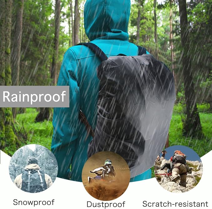 Frelaxy Waterproof Backpack Rain Cover, 10000mm Waterproof Level, Upgraded - Image 8