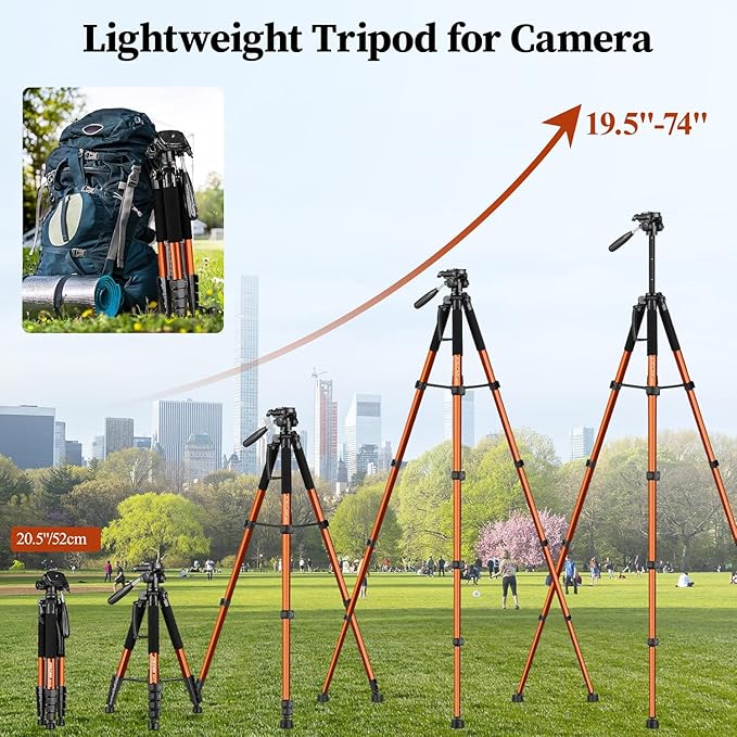 JOILCAN Tripod Camera Tripods, Heavy Duty Tall Cameras Tripod Stand, - Image 3