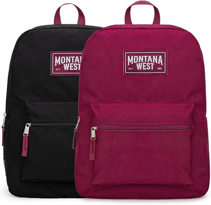 Montana West School Backpack for Women Men Lightweight College Bookbag Casual by THEOFFICIALMONTANAWEST