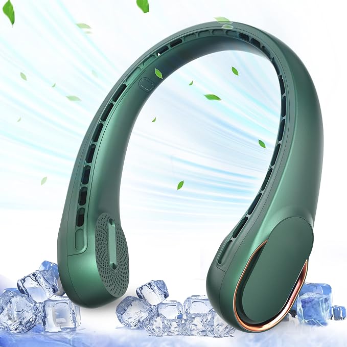 ASNUG Neck Fan, Portable Bladeless Neck Fan, USB Rechargeable Personal Fan by ASNUG