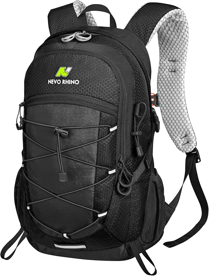 N NEVO RHINO Hiking Backpack 20L Water Resistant Outdoor Day Pack, Lightweight by NNEVORHINO