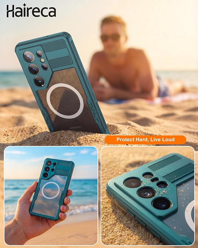 for Samsung Galaxy S25 Waterproof Case, Magnetic Heavy Duty Military Grade - Image 6