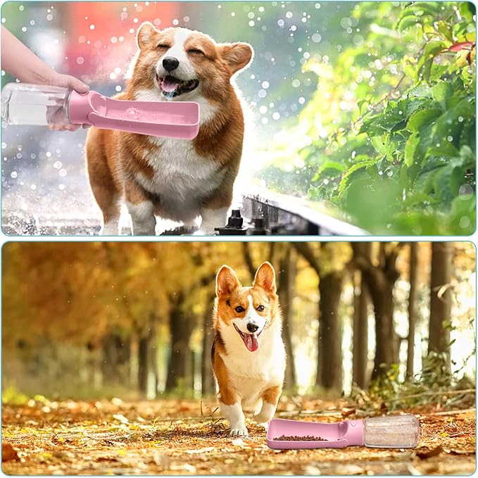 Portable Dog Water Bottle, Foldable Dog Water Bottle Leak Proof Dispenser - Image 7