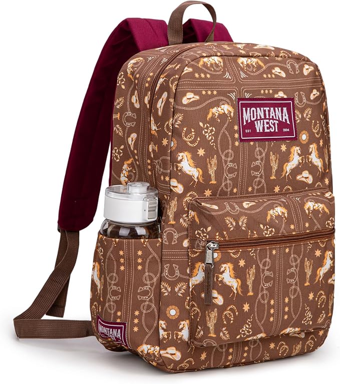 Montana West Backpack for Women Men 2 PCS Lightweight College Bookbags Casual - Image 3