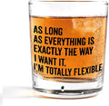 Nogrit Funny Whiskey Glasses 10 oz, Sarcastic Gifts by Nogrit