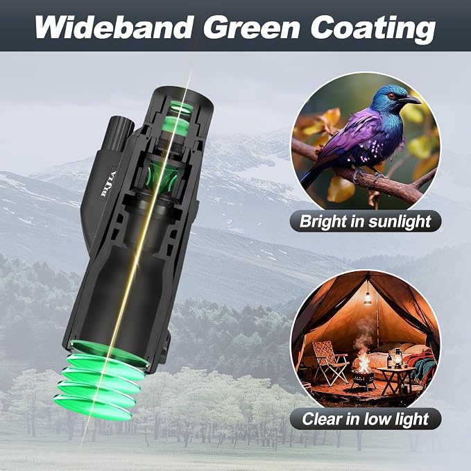 BIJIA 10x50 Monocular Telescope – True 10x Steady Handheld Scope - Image 5