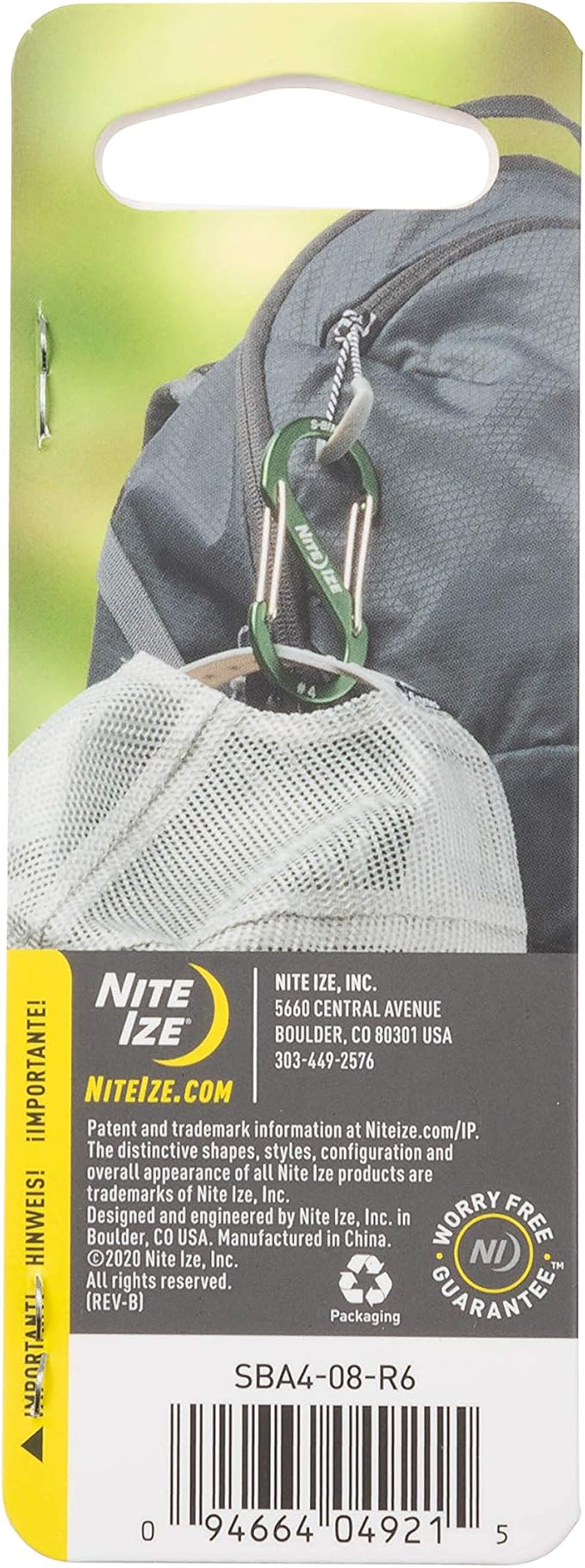 Nite IZE S-Biner Dual Carabiner Aluminum - Image 7