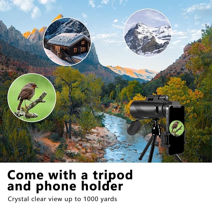 Monocular-Telescope 80x100 High Powered Monoculars High Definition - Image 4