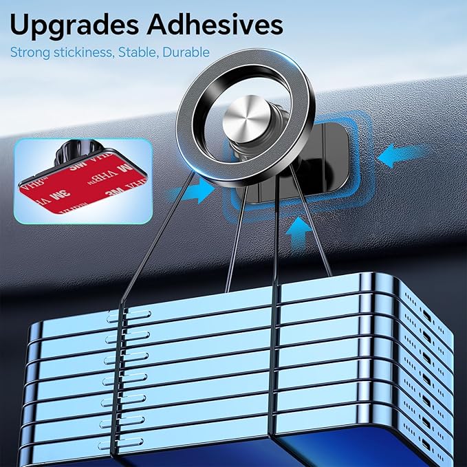 Kaistyle for Magsafe Car Mount【20 Strong Magnets】Magnetic Phone Holder for Car - Image 5