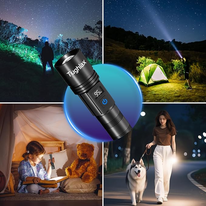 3Pack Rechargeable Flashlights High Lumens, Super Bright Flashlight - Image 9