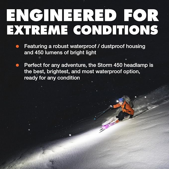 BLACK DIAMOND Storm 450 Headlamp | 450 Lumens Brightness | Waterproof & - Image 5