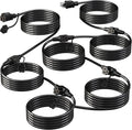 Eversimpleinc Black Outdoor Extension Cord by EversimpleInc