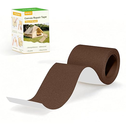Besezx Canvas Repair Tape, Outdoor Gear Patch, 3x79 Inches, Waterproof by Besezx